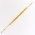 Stylish Marquise Motif 22k Gold Bracelet