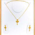 Sparkling Beaded 22k Gold Necklace Set