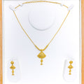 Stunning Symmetrical Jali Necklace Set