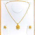 Exquisite High Finish 22k Gold Pendant Set