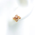 18k-gold-unique-rose-gold-diamond-earrings