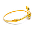 22k-gold-shiny-three-tone-leaf-bangle-bracelet