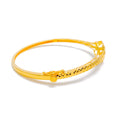 22k-gold-faceted-leaf-bangle-bracelet