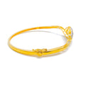 22k-gold-detailed-two-tone-leaf-bangle-bracelet