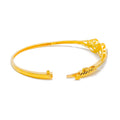 22k-gold-fashionable-dual-tone-bangle-bracelet