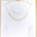 Chic Pastel Charm 22k Gold Necklace