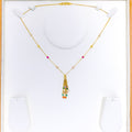 Contemporary Chandelier CZ Necklace