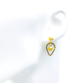 Trendy Pear Drop Earrings