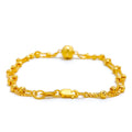 22k-gold-Delightful Dressy Orb Bracelet 