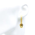 Posh Interlinked Disc Earrings