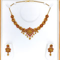 Traditional Peacock Adorned Lakshmi Set 22k Gold 