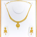 Magnificent Jali Drop Necklace Set