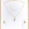  22k-gold-graceful-shiny-twisted-leaf-necklace-set