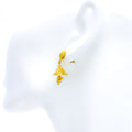 gold-sleek-flower-top-earrings
