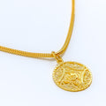 22k-gold-Reflective Filigree Allah Pendant 