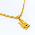 22k-gold-Intricate Detailed Ganesh Pendant 