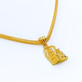 22k-gold-Traditional Dapper Laxmi Pendant 
