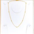 Accented Fox Chain - 16", 18", 20", 22" 22k Gold