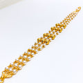 Luscious Stately 22k Gold Pearl Bracelet