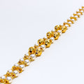 Intricate Stunning 22k Gold Pearl Bracelet