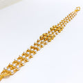 Sparkling Vibrant 22k Gold Pearl Bracelet