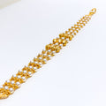 Dazzling 22k Gold Pearl Bracelet