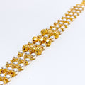 Dazzling 22k Gold Pearl Bracelet