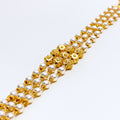 Dazzling Ritzy 22k Gold Pearl Bracelet