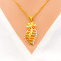 22k-gold-contemporary-floral-leaf-set