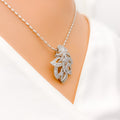 diamond-evergreen-leaf-diamond-pendant-set