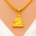 Ethereal Sai Baba 22k Gold Pendant
