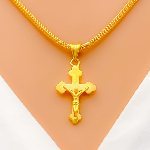 Noble Lightweight Cross Pendant