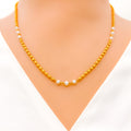 22k-gold-simple-pearl-accented-gold-necklace