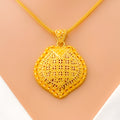 22k-gold-decorative-leaf-accented-pendant