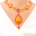 22k-gold-royal-filigree-drop-necklace-set