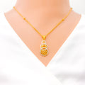 22k-gold-graceful-graduating-bubble-accented-set