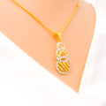 22k-gold-graceful-graduating-bubble-accented-set