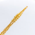 Beautiful Dotted Orb 22k Gold Bracelet