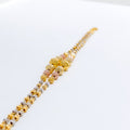 Sparkling Sand Finish 22k Gold Bracelet