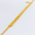 Dainty Tassel 22k Gold Bracelet