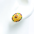 22k-gold-majestic-meenakari-flower-earrings
