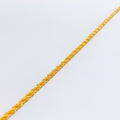 Dazzling Rope 22k Gold Bracelet