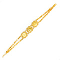 21k-gold-reflective-stately-dual-chain-bracelet