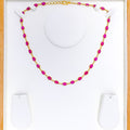 Chic Everyday Ruby Necklace