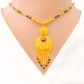 22k-gold-Palatial Dangling Crescent Mangal Sutra