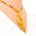 22k-gold-Palatial Dangling Crescent Mangal Sutra