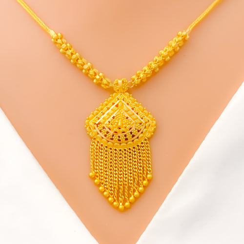 22k-gold-Unique Festive Mangal Sutra w/ Hanging Chains