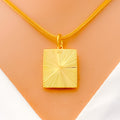 Bright Rectangular Jazzy Pendant