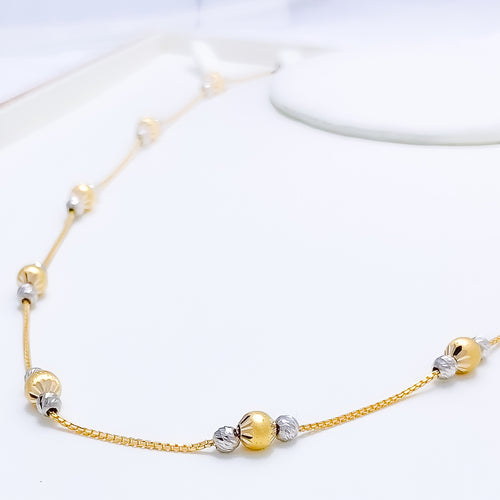 Striking Orb 22k Gold Chain