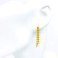 22k-gold-Versatile Graduating Hanging Earrings